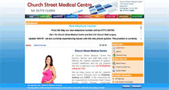 Desktop Screenshot of churchstreetmedicalcentre.com